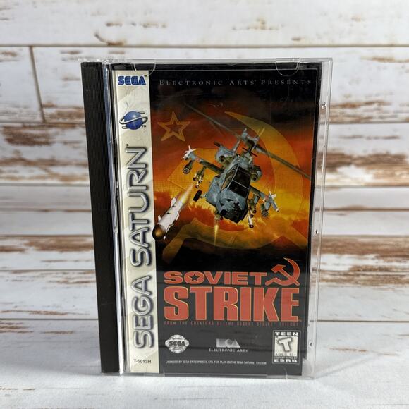 Soviet Strike - Sega Saturn - Complete - Tested - Authentic